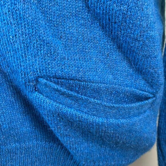 Vintage Women's SZ MED LambsWool Blend Cardigan Grandpa Sweater CottageCore  For - Picture 6 of 6